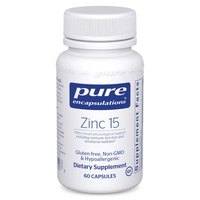 Pure encapsulations Suplemento Dietético Zinc 15mg 60 Capsulas