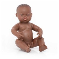 Miniland Afrikansk Nyfødt Dukke 40 Cm