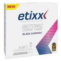 Etixx Poudre Isotonic Efervescent Tablet 3X10 Black Currant