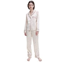 calvin-klein-pijama-conjunto-manga-larga-stripes