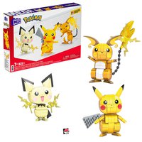 Mega construx Et Raichu) 3 Pokémon Rayo (Pichu. Pikachu