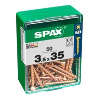 Spax Yellox 3.5x35 mm Eben Kopf Holz Mutter 50 Einheiten