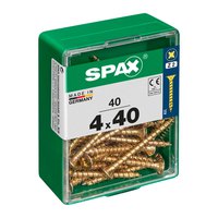Spax Yellox 4.0x40 mm Eben Kopf Holz Mutter 40 Einheiten