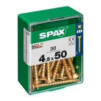 spax-yellox-4.5x50-mm-flat-head-wood-screw-30-units
