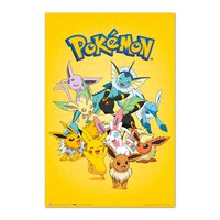 Grupo erik Poster Pokemon Evoluciones Eevee