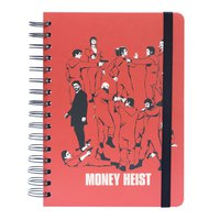 La casa de papel Hard Cover A5 Journal Money Heist Guerra Notebook