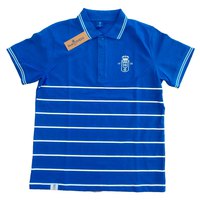 Real oviedo Striped Młodzieżowa Koszulka Polo Z Krótkim Rękawem
