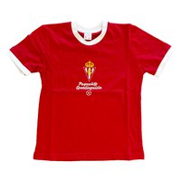 sporting-de-gijon-klein-sportinguista-t-shirt-met-korte-mouwen-voor-kinderen
