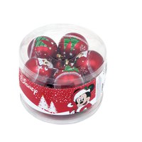 Safta Palle Di Natale 6 Cm Pack 10 Mickey Mouse Happy Smiles