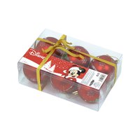 Safta Palle Di Natale 8 Cm Pack 6 Mickey Mouse Happy Smiles