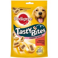 Pedigree Tasty Bites Chewy Clices Rindfleisch 155 G Hund Essen