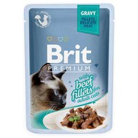 Brit ビーフフィレ Premium 85g 濡れた 猫 食べ物