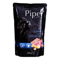 dolina-noteci-piper-animals-met-lamswortel-en-rijst-500g-nat-hond-voedsel