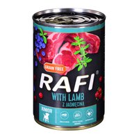 dolina-noteci-rafi-junior-pate-met-lam-en-cranberry-400g-nat-hond-voedsel