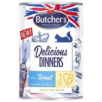 butchers-comida-de-gato-molhada-delicious-dinners-chunks-of-trout-in-jelly-400g