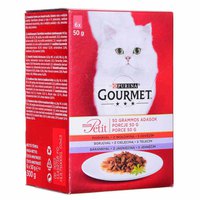 Purina nestle フィッシュミックス Gourmet Mon Petit 50g 濡れた 猫 食べ物 6 単位
