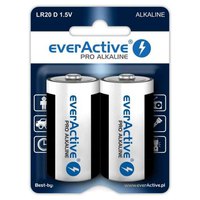 Everactive Pile Alcaline Pro LR20 D 2 Unités
