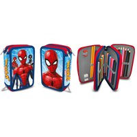 Kids licensing Spiderman Triple Pocket Pencil Case Marvel