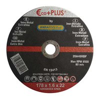 Abratools Extra Fine Stainless Steel Cutting Disc 178x1.6x22 mm