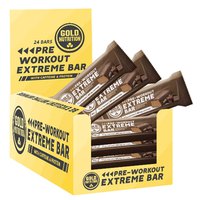 Gold nutrition Energi Barer Låda Extreme 46g 15 Enheter Choklad