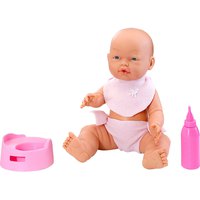 Rosa toys Baby Doll 34 cm With Urinal