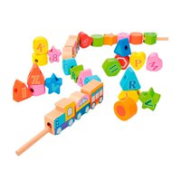 Woomax Set Cars+Eco Numbers 27x22 cm Wooden Game