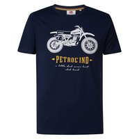 petrol-industries-kortarmad-t-shirt-med-rund-hals-707-classic-print