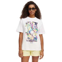 scotch---soda-t-shirt-a-manches-courtes-digital-flowers-loose-fit