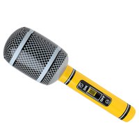 Atosa Flutuador De Microfone Faller Falso Gigante Amarelo