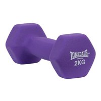 Lonsdale Fitness Weights Neoprene Coated Dumbbell 2kg 1 Unit