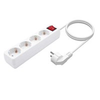 Aisens A154-0649 Power Strip 4 Outlets With Switch