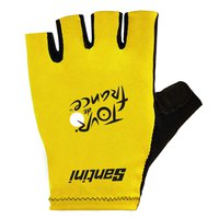 Santini Tour De France Official Gesamtführender 2023 Kurz Handschuhe