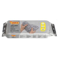 Jovi Air Dry - Pasta Para Modelar Secado Al Aire Sin Horno Color Gris Facil De Limpiar 1 Kilo