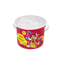 Jovi Super Bucket Modelling Clay Set Of 6 Bars Of 50 Gr + 3 Cutters + 3 Modelling Tools + Tablecloth