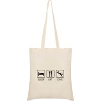 kruskis-sleep-eat-and-dive-tote-tasche