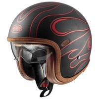 Premier helmets 23 VintagePlatin Ed. Carbon FR BM 22.06 Open Face Helmet