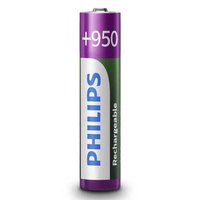 Philips Piles Rechargeables AAA R03B4A95/10 4 Unités