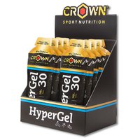 Crown sport nutrition Coffret Gels énergétiques Neutres Hyper 30 Hydro 75g 10 Unités