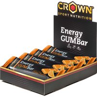 Crown sport nutrition Orange Energy Bars Box 30g 12 Units