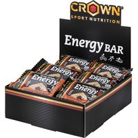 Crown sport nutrition Salty Chocolate Energy Bars Box 60g 12 Units