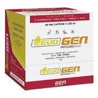 Gen Evo Strawberry Kiwi Energy Gels Box 75g 12 Units