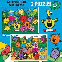 Educa borras 퍼즐 2X20 Monsieur Madame
