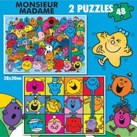 Educa borras 퍼즐 2X48 Monsieur Madame