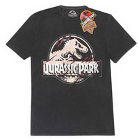 heroes-official-jurassic-park-scratched-logo-kurzarmeliges-t-shirt