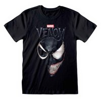 heroes-official-marvel-comics-spider-man-venom-split-face-kurzarmeliges-t-shirt