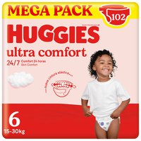 Huggies おむつサイズ Ultra Comfort 6 102 単位