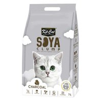 Kitcat Biologisk Nedbrytbar Sand SoyaClump Soybeen Eco Litter Charcoal 7L