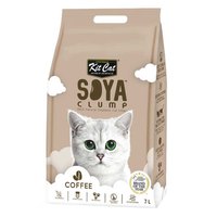 Kitcat Biologisk Nedbrytbar Sand SoyaClump Soybeen Eco Litter Coffee 7L