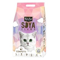 Kitcat Biohajoava Hiekka SoyaClump Soybeen Eco Litter Confetti 7L