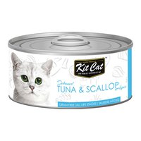 Kitcat 젖은 고양이 사료 Tuna & Scallop 80gr